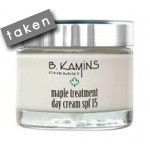 *** Forum Gift - B Kamins Maple Treatment Day Cream SPF 15  (jar)