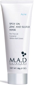 M.A.D Skincare Spot On Zinc and Sulfur Mask