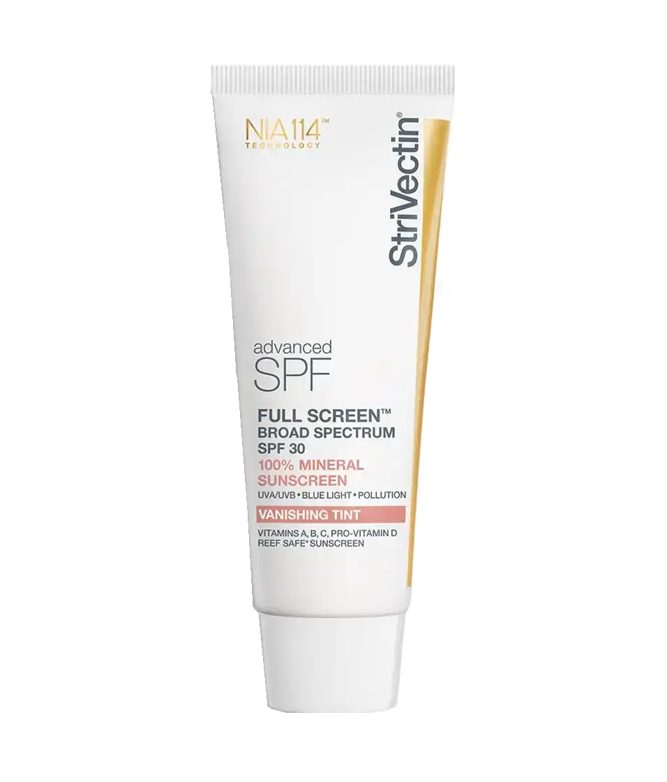 StriVectin Advanced SPF Full Screen Broad Spectrum SPF 30 100% Mineral Sunscreen Vanishing Tint