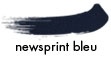 Julie Hewett Hue Colours Creme Shadow - Newsprint Bleu