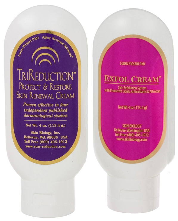 Skin Biology TriReduction & Exfol Cream Combo - Large