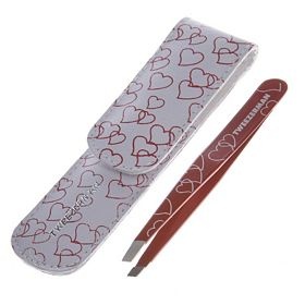 Tweezerman Heart Tweezer With Printed Case