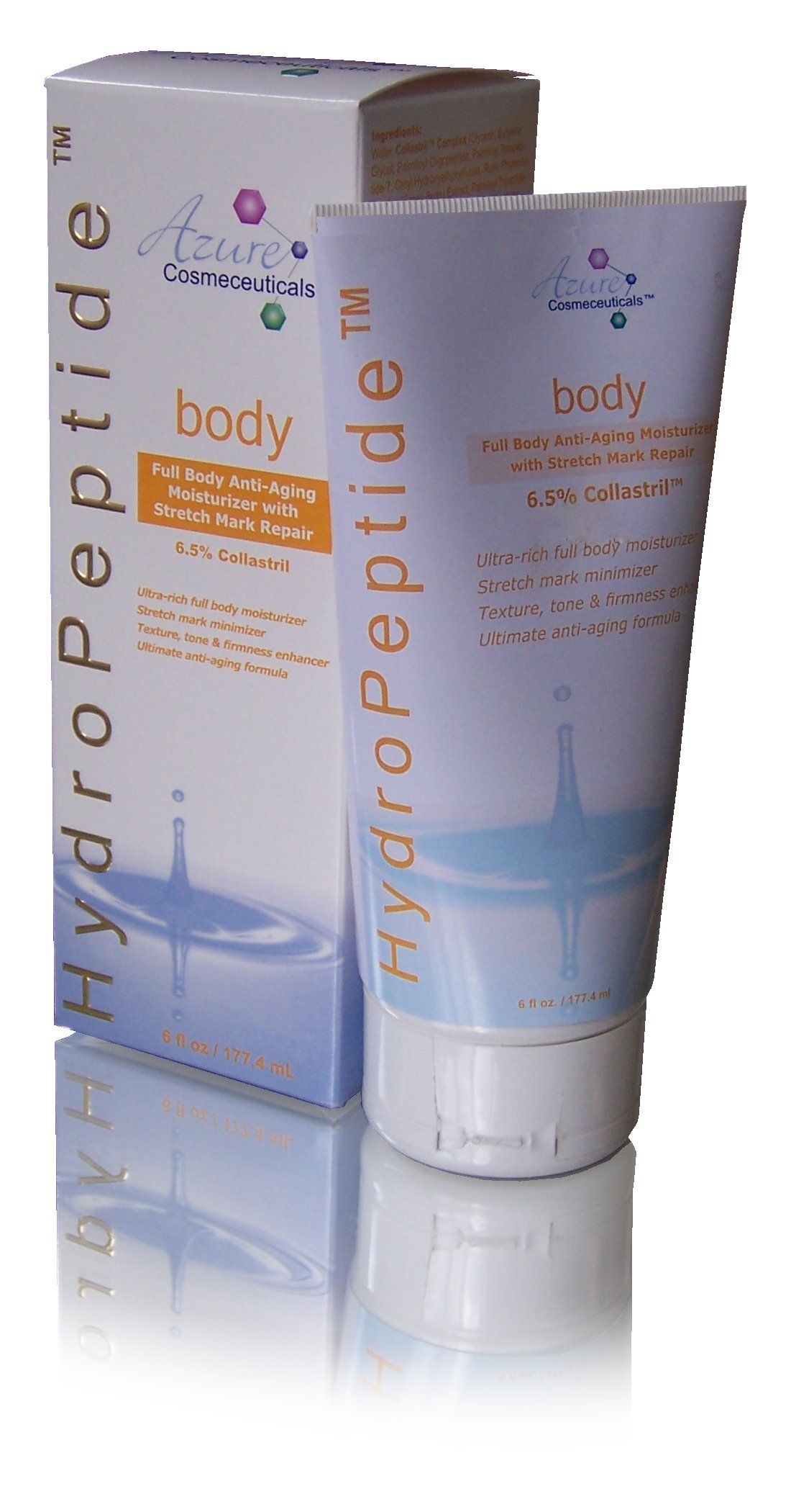 Azure HydroPeptide Full Body Anti-Aging Moisturizer with Stretch Mark Repair