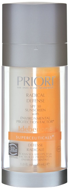 PRIORI Idebenone Complex Superceuticals Radical Defense SPF 30